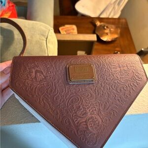 Wicked LOUNGEFLY Embossed Triangular Crossbody